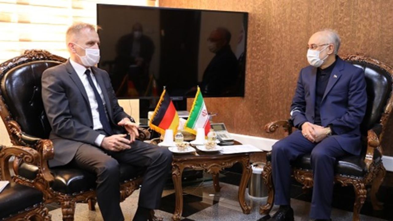 دیدار سفیر آلمان در تهران با رئیس سازمان انرژی اتمی