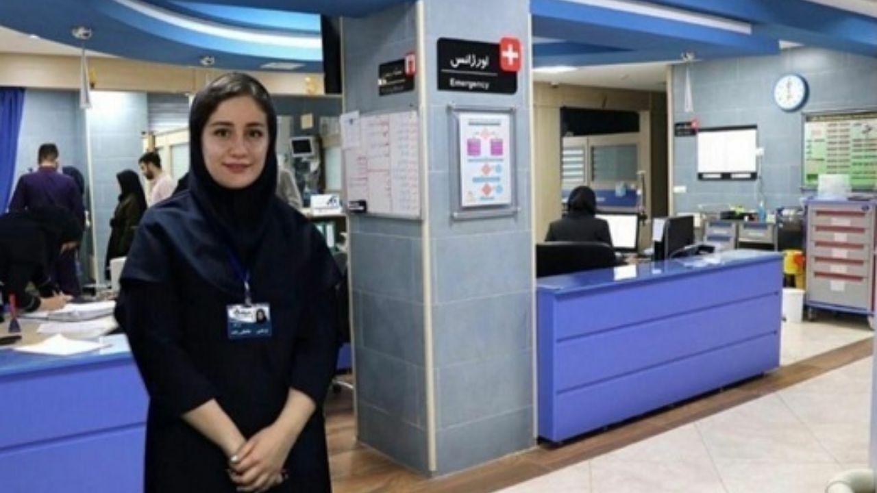 پخش فیلم مستند "فرشته را سفید بِکش" در ستایش پرستار شهید گیلانی، نرجس خانعلی زاده امروز از شبکه باران