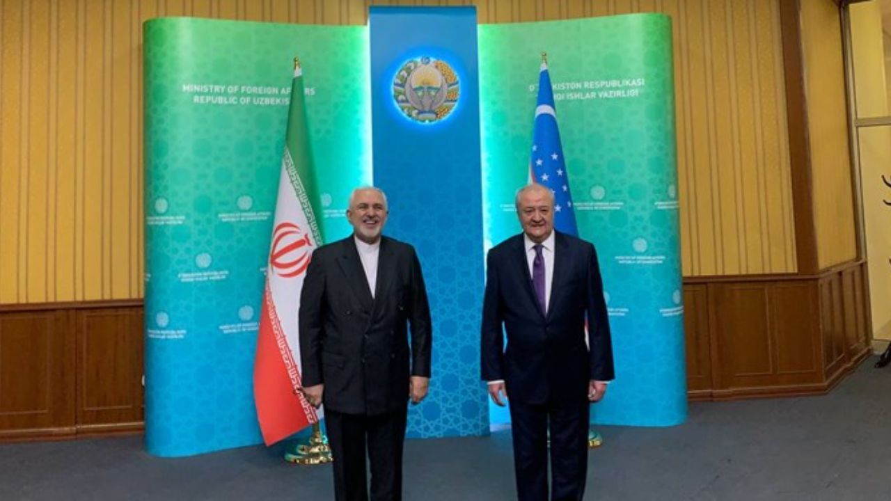 تحریم‌های آمریکا و همکاری درباره صلح افغانستان محور گفت‌وگوی ظریف و همتای ازبکستانی در تاشکند
