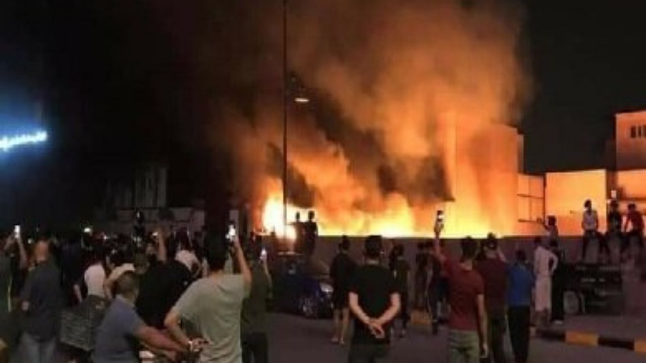 130 نفر در آتش‌سوزی بیمارستان ابن الخطیب جان باختند