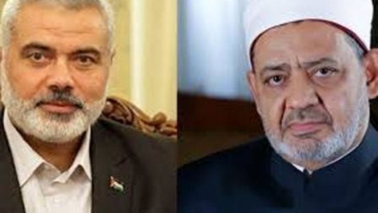 گفت‌وگوی تلفنی هنیه و شیخ الازهر درباره تجاوزات اسرائیل