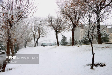 بارش برف زمستانی در ارومیه