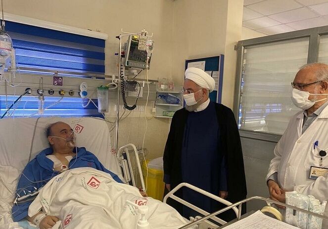 روحانی به عیادت سلطانی فر رفت