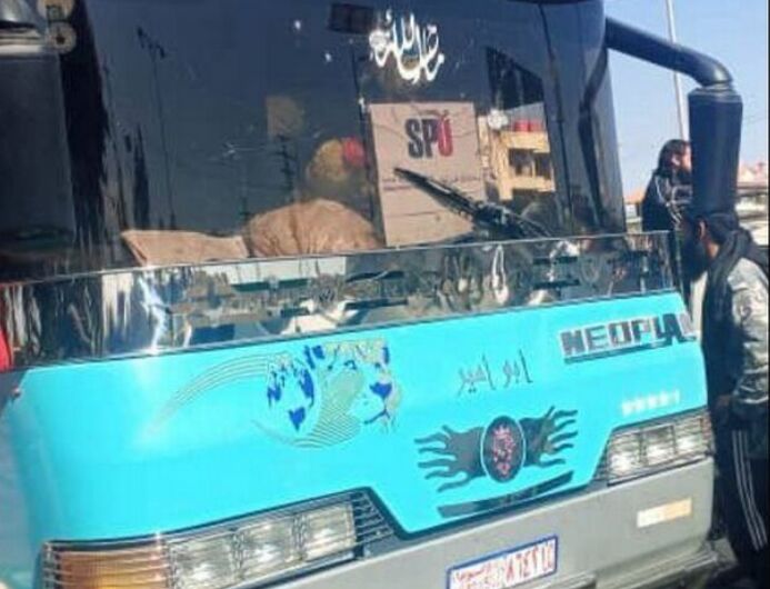 حمله مسلحانه به یک اتوبوس مسافربری در جاده دمشق - سویدا+ ویدئو