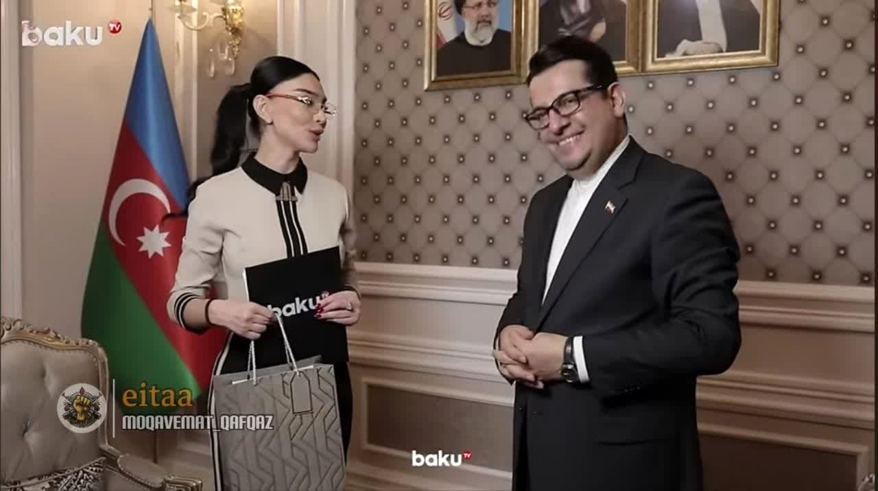 ببینید| عکس سفیر ایران در آذربایجان با این زن سوژه شد