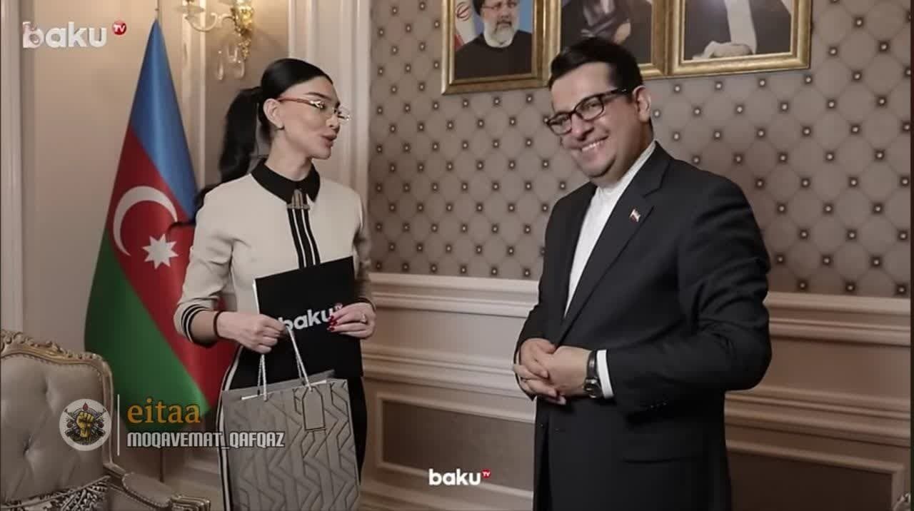 ببینید| عکس سفیر ایران در آذربایجان با این زن سوژه شد