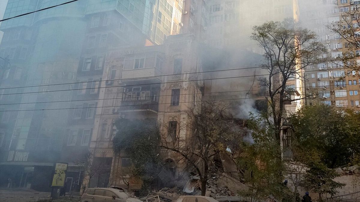 بمباران کییف و دنیپروی توسط روسیه