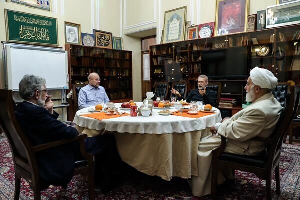 قالیباف با لاریجانی و ناطق‌نوری دیدار کرد