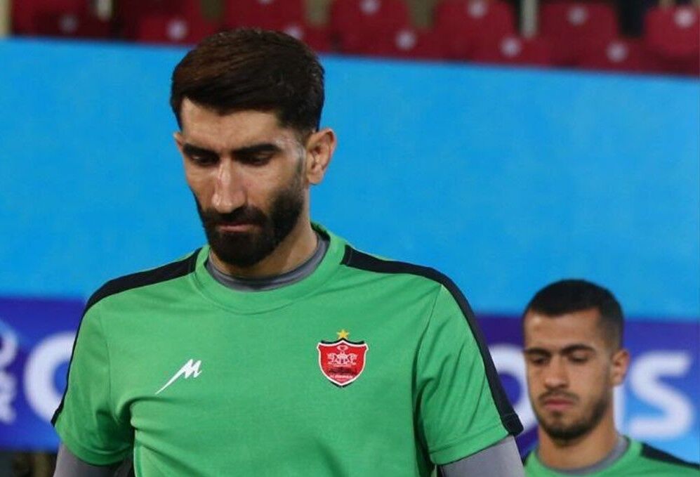 واکنش فلسفی بیرانوند به تساوی مقابل استقلال + عکس