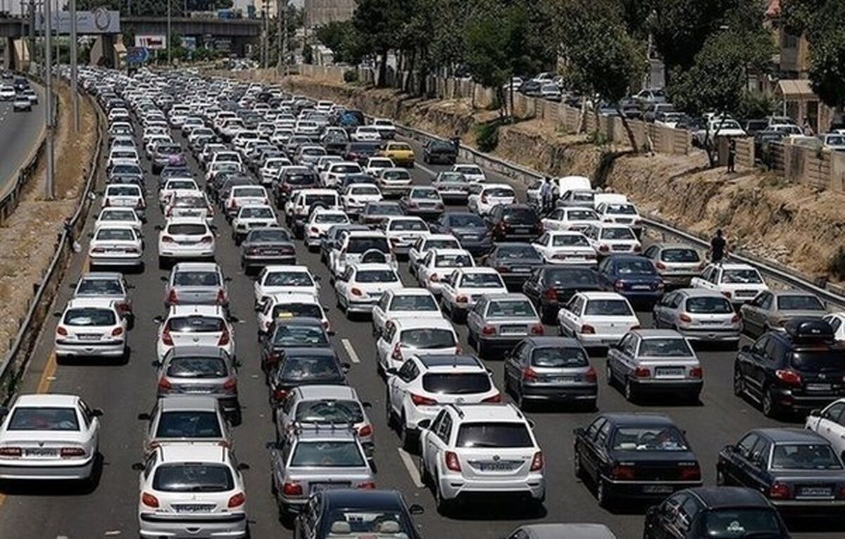 وضعیت ترافیک در آزادراه تهران - شمال در آستانه عید قربان
