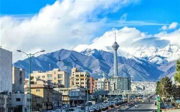 تصویری خیره‌کننده از هوای پاک امروز تهران