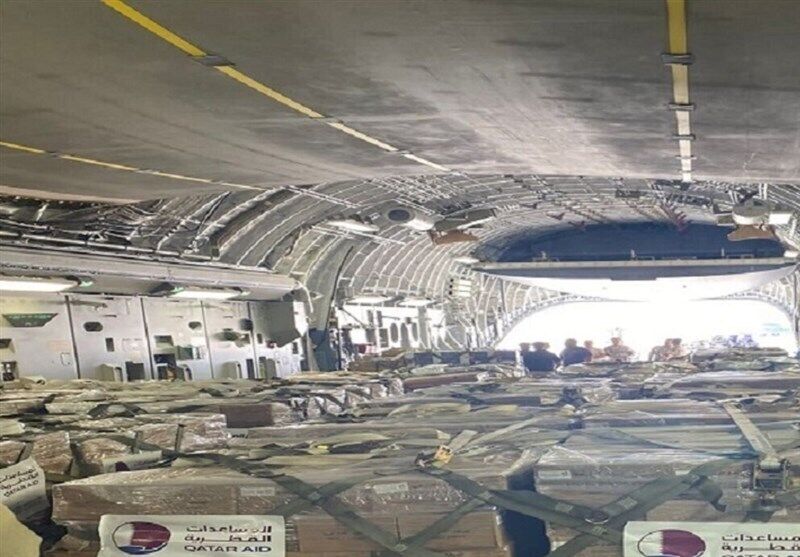 قطر برای ارسال کمک‌های بشردوستانه به لبنان پل هوایی زد