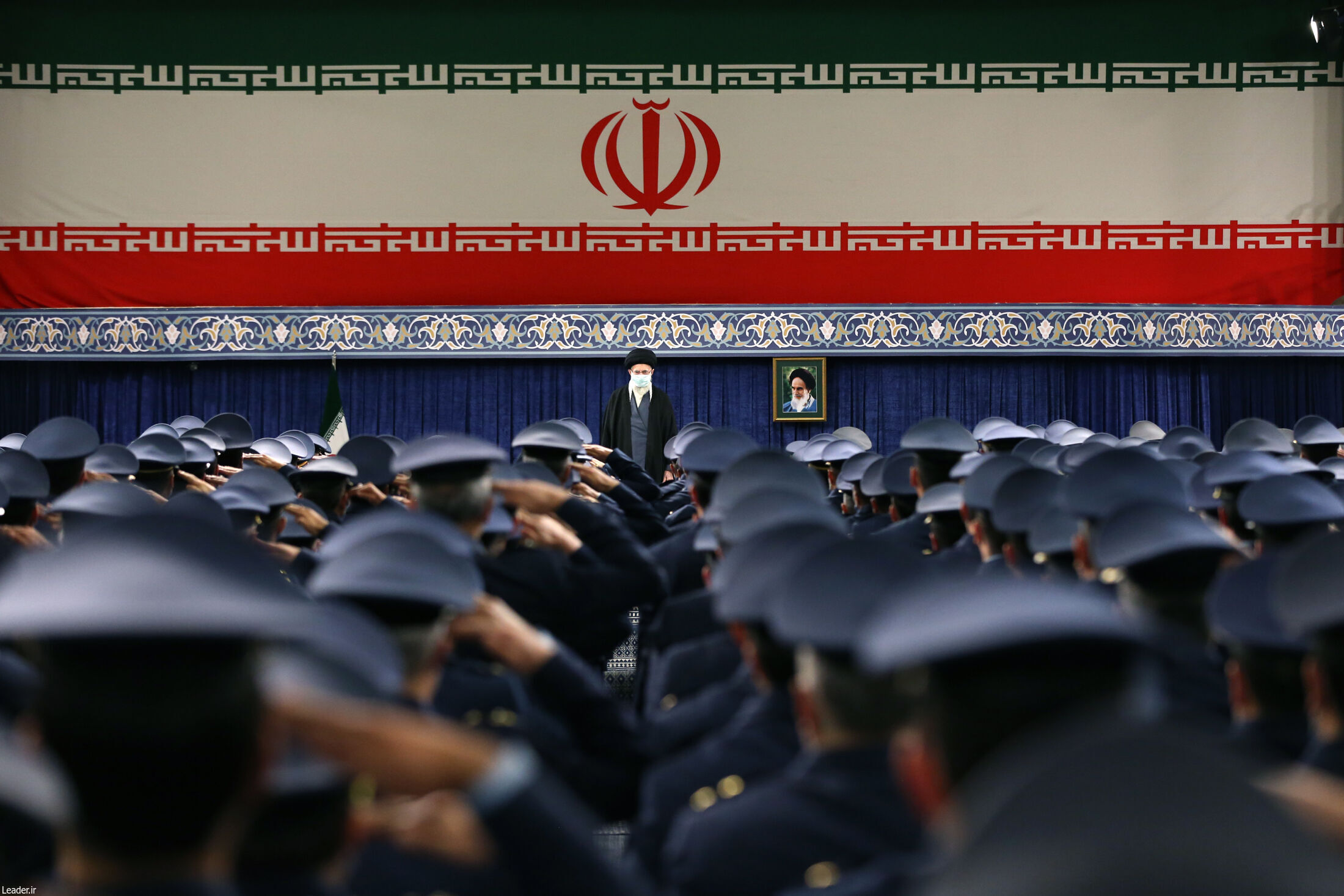 دیدار جمعی از فرماندهان نیروی هوایی و پدافند هوایی ارتش با رهبر انقلاب