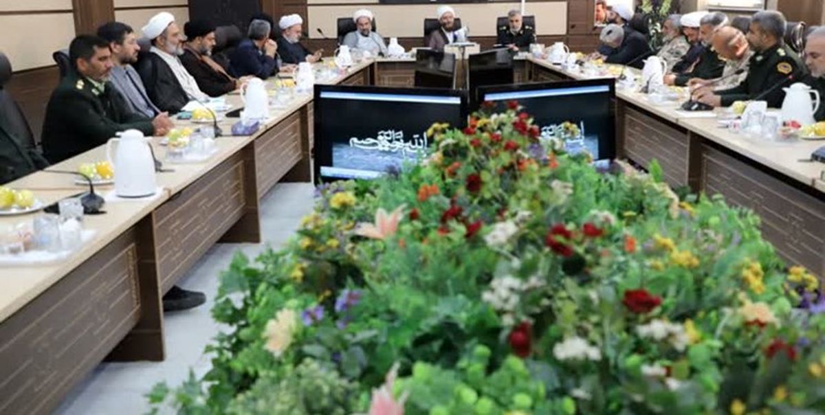 دیدار هیات اعزامی مقام معظم رهبری با فرمانده انتظامی سیستان و بلوچستان