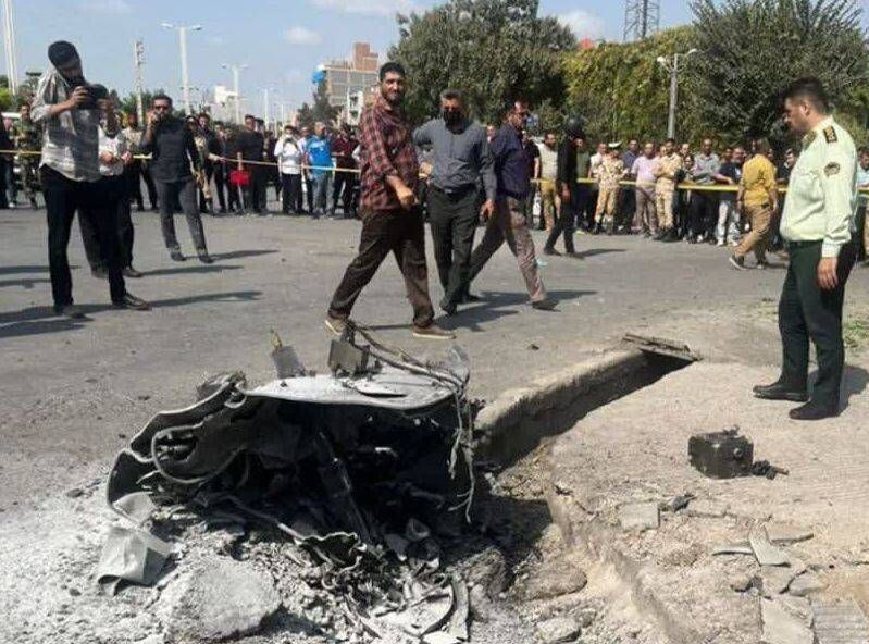 ببینید | بدنه اصلی موشک سقوط کرده در جنگل‌های گرگان