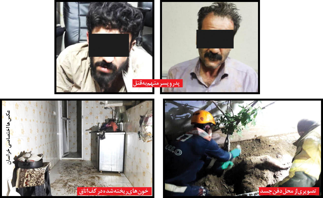 انگیزه ناموسی برای جنایت هولناک پدر و پسر در پاتوق معتادان