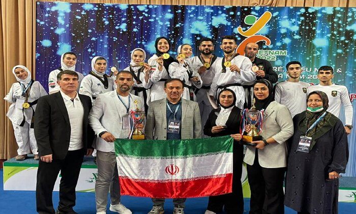 تیم ملی پاراتکواندو ایران قهرمان آسیا شد