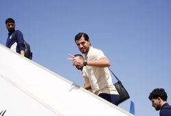 ورود کاروان تیم ملی فوتبال ایران به فرودگاه لس آنجلس