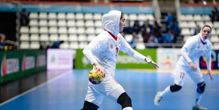 همگروهی تیم هندبال دختران ایران با قهرمان آسیا
