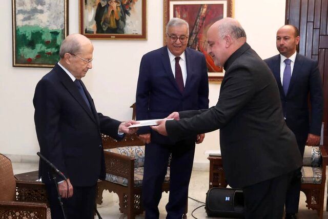 ژست خاص سفیر جدید ایران در لبنان+ عکس