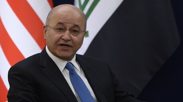 دیدار رئیس جمهور عراق با سفیر آمریکا
