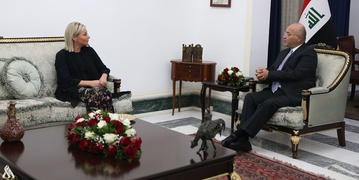 دیدار نماینده سازمان ملل با «برهم صالح» در بغداد