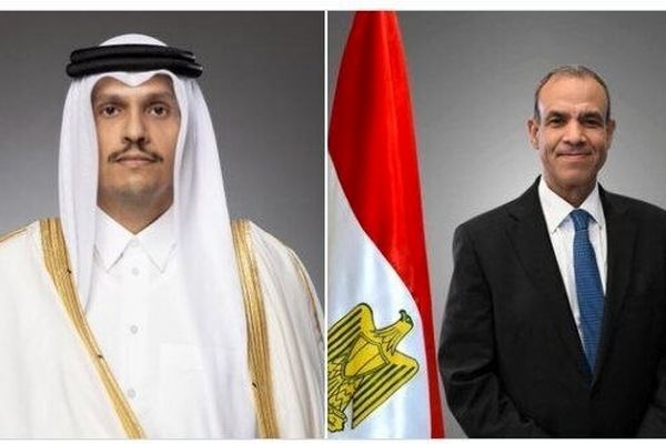 تماس وزیران خارجه قطر و مصر درباره تحولات منطقه