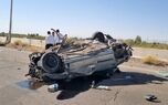 واژگونی مرگبار خودروی حامل اتباع غیرمجاز در محور جوپار-باغین ۲ کشته و ۱۰ مصدوم بر جای گذاشت