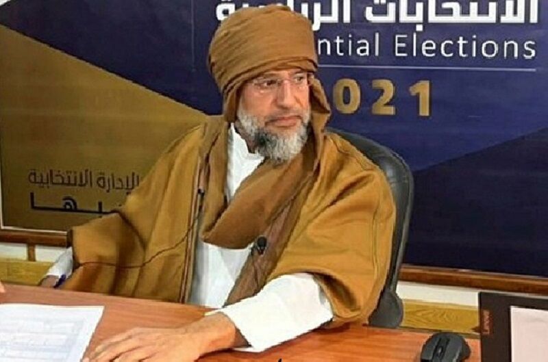 پسر معمر قذافی در بنی‌ولید به خاک سپرده شد