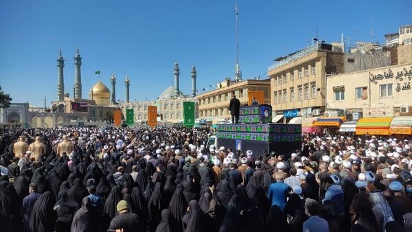 پیکر آیت الله علوی گرگانی تشییع و به خاک سپرده شد