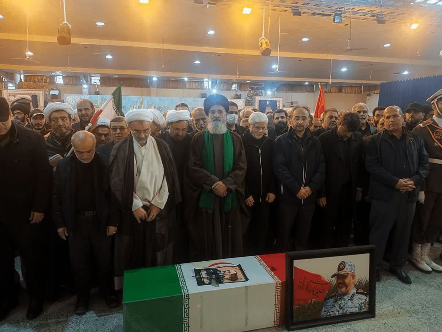 پیکر شهید سرلشکر نصیرزاده تشییع شد