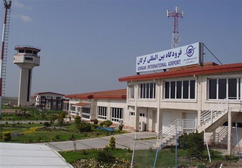 آتش‌سوزی کنترل‌شده در فرودگاه گرگان